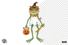 Halloween Frog Clipart Product Image 1