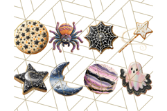 Halloween Cookie Clipart PNG, Spooky Sugar Treat Art Product Image 6