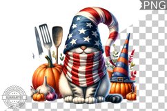 4th of July kitchen Cat Sublimation - 4th of July Cat Product Image 1