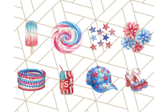 Patriotic Accessories Clipart PNG for 4th of July Product Image 6