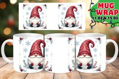 Christmas Gnome Fantasy 11oz 15oz Mug Wrap Product Image 1