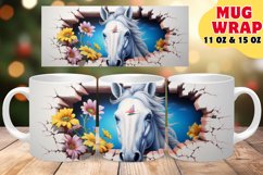 Spring Blooms Come to Life: Sublimation Mug Wraps Product Image 1