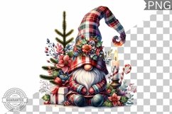 Christmas Gnome Sublimation - Clipart PNG Design Product Image 1