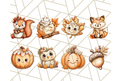 Fall Cookie Clipart PNG, Autumn Sweets Pumpkin Cookies Product Image 2