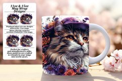 Funny Feline Delight Sublimation Mug - 11oz/15oz Product Image 1