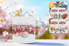 Warm 11oz Mug Wrap Png Template , Valentines Product Image 1