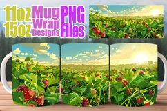 Scenic Springtime Mug Wrap - Sublimation Design Product Image 1