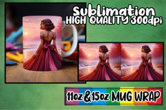 Sweet vibes 11oz 15oz sublimation wrap, Women Product Image 1