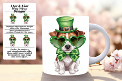 Bright 15oz Mug Wrap Png Design , St Patrick Product Image 1