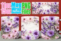 Spring Splendor Mug Design - Sublimation Elegance Product Image 1