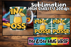 Cheerful heart 11oz 15oz mug wrap, Retro Food Product Image 1