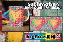 Valentines Day Mug Charm - Heart Pattern Product Image 1