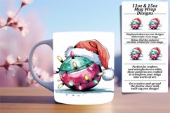 Whimsical 15oz Mug Wrap Png Artwork , Holiday Product Image 1