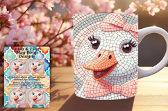 Trendy 11oz Mug Wrap Png Design , Goose Product Image 1