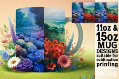 Picturesque Landscapes for Mug Wrap Sublimation Product Image 1