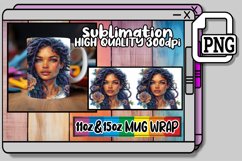 Empowering Woman Portrait Mug Variety Product Image 1