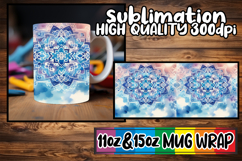 Sweet dreams sublimation print wrap, Watercolor Pattern Product Image 1