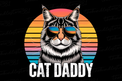 Cat Daddy svg | Father&#039;s day Svg | Svg Files Product Image 1