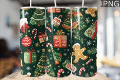 Christmas Tree Tumbler Wrap -High Quality 300 Dpi Product Image 1