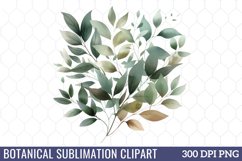 Botanical Sublimation Clipart Product Image 1