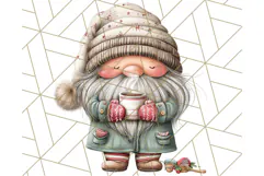 Scandinavian Christmas Gnomes Clipart PNG, Cute Gnome Png Product Image 2