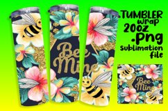 STUNNING 20oz PNG Tumbler Template , Bee Product Image 1
