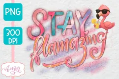 Summer PNG for Sublimation design, Pink flamingo shirt PNG Product Image 1