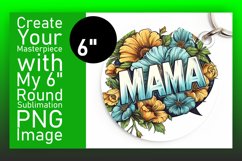 Watercolor Mama's Day Coaster Showcase Product Image 1