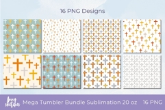 16 Cross Tumbler Sublimation Bundle Christian Tumbler 20 oz Product Image 4