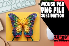 Colorful Butterfly Fantasy 3D Mouse Pad - Spring Product Image 1