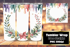 CHARMING 20oz PNG Tumbler Wrap , Christmas Product Image 1