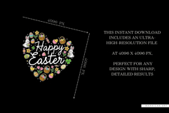 Easter Hearts Sublimation Clipart Product Image 6