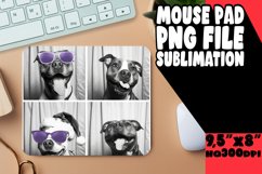 Playful Dog Image Sublimation Mouse Pad Template for Persona Product Image 1