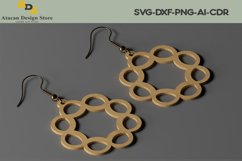 Laser Cut Jewelry Earrings / Teardrop Pendants Vectors 219 Product Image 1