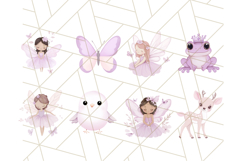 Pastel Purple Fairy Garden Clipart Enchanted Cottagecore Png Product Image 6