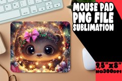 Enchanted Mouse Mat Sublimation, Christmas Animals Product Image 1