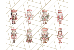 Nutcracker Clipart, Festive Holiday Toy Soldier PNG Art Product Image 2