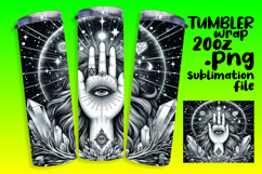DIY Tumbler Wrap Digital File , Mystic Product Image 1