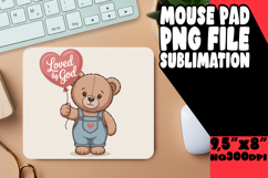 Blissful Mouse Pad Designs PNG, Religious Product Image 1