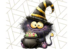 Monster Kids Clipart PNG, Cute Halloween Costume Art Product Image 2