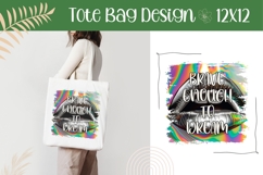 Holographic Lips Illustration, Brave Enough To Dream PNG Product Image 1