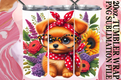 Cozy moments 20oz tumbler wrap, Cute Animals Product Image 1
