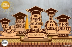 Graduation Tassel Holders Laser Cut | Glowforge | SVG Product Image 1