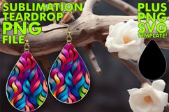 Unique Earring Pattern PNG Product Image 1