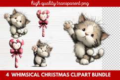 Whimsical Christmas Clipart | Cute Festive Holiday PNG Product Image 1