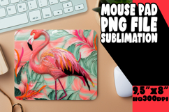 Bright MOUSE PAD Inspirational Design, Flamingo Product Image 1