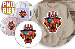 Elegant Tote Bag Ideas PNG, American Dog Product Image 1