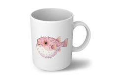 Cute Porcupinefish Spiky Pufferfish Ocean PNG Summer Product Image 6