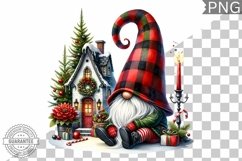 Christmas Gnome Sublimation - Clipart PNG Design Product Image 1