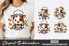 Cute Chef Bear Clipart PNG Product Image 1
